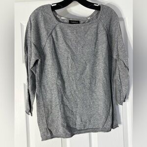 CAROL Women's Classic Gray Sweater